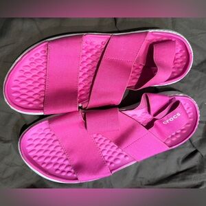 Crocs Literide Stretch Sandals Beach Slip On Open Toe Strap